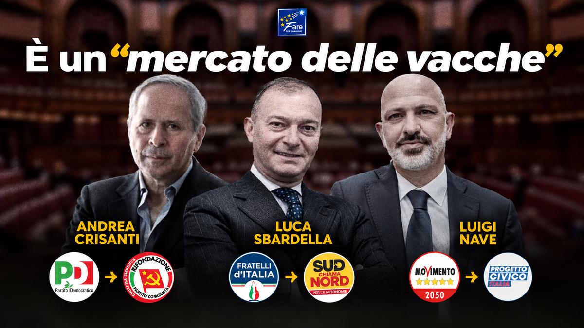 Il Parlamento non è un mercato: basta privilegi nella competizione elettorale